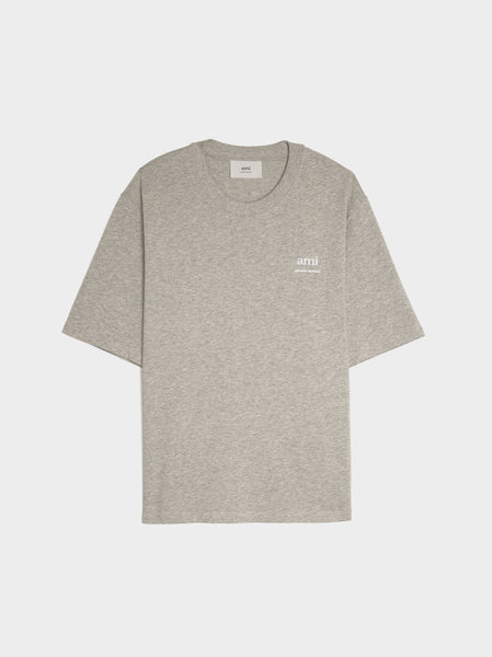 Ami AM T-shirt, Heather Ash Grey