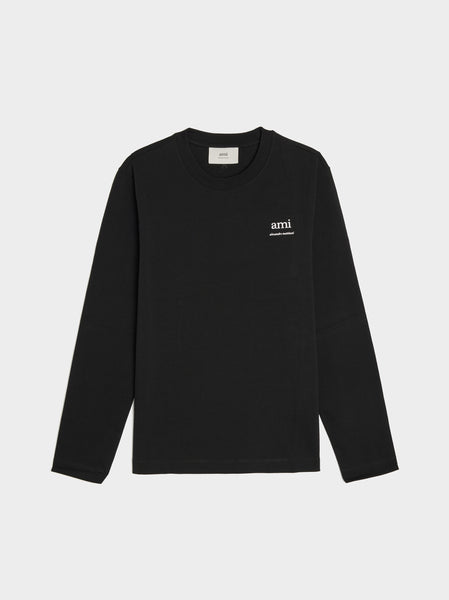 Ami AM LS Shirt, Black