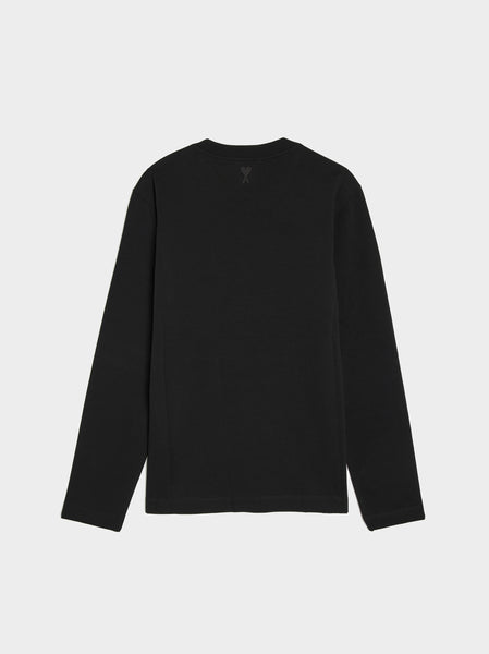 Ami AM LS Shirt, Black