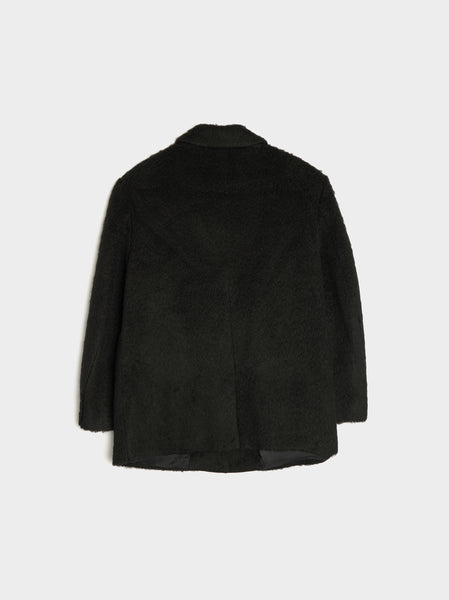 Hairy Oversized Jacket, Black