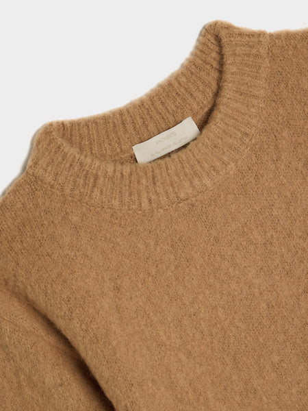 Fluffy Brushed Knit, Beige