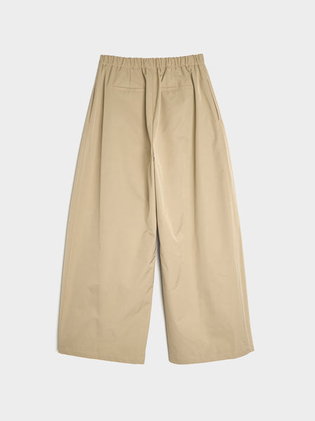 Two Tuck Balloon Pants, Beige