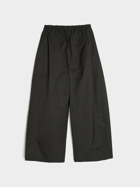 Two Tuck Balloon Pants, Black