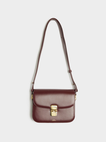 Sac Grace Small Smooth Leather, Vino