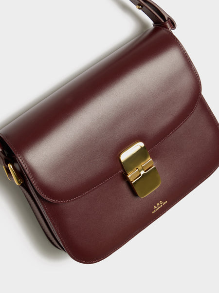Sac Grace Small Smooth Leather, Vino