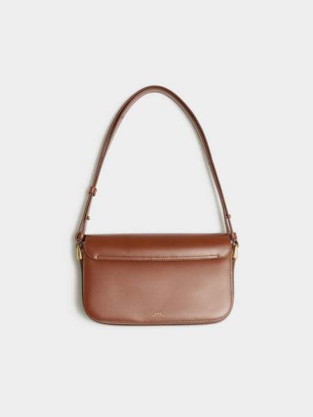 SAC Grace Baguette Smooth Leather, Hazelnut