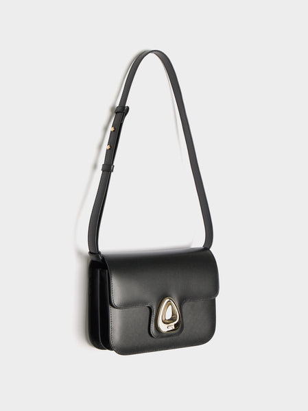 Sac Astra Small Smooth Leather, Black