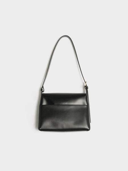 SAC Virginie Flap Smooth Leather, Black