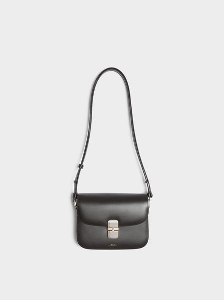 Sac Grace Small Embossed Leather, Black