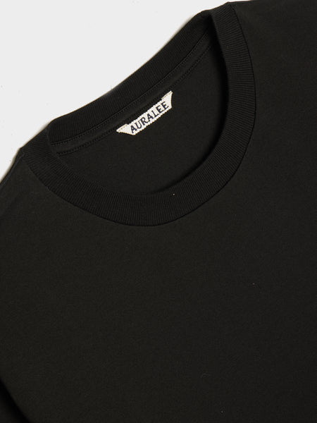 Luster Plaiting Tee, Black