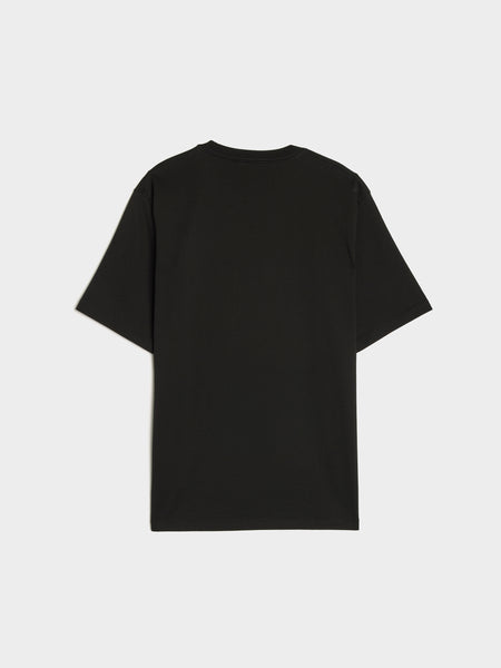 Luster Plaiting Tee, Black