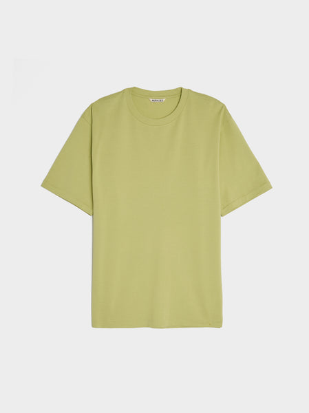 Luster Plaiting Tee, Light Green