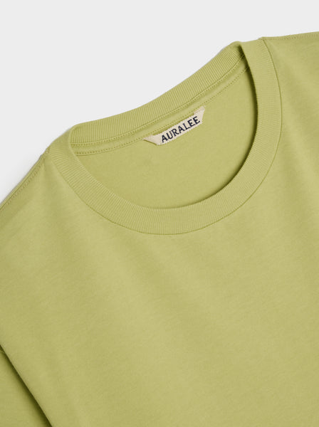 Luster Plaiting Tee, Light Green