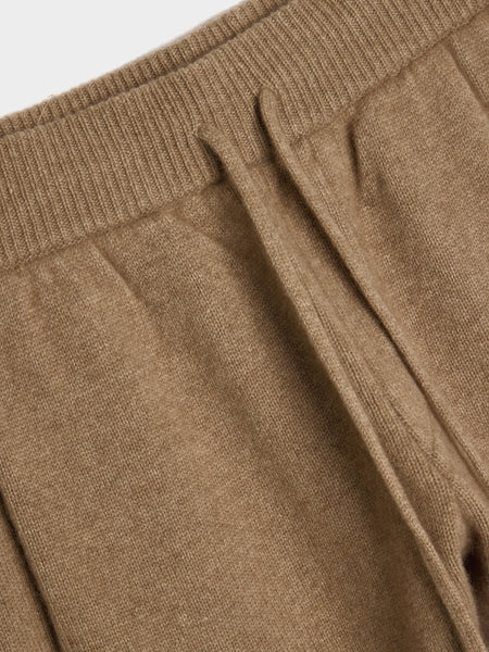 Baby Cashmere Knit Pants, Natural Brown