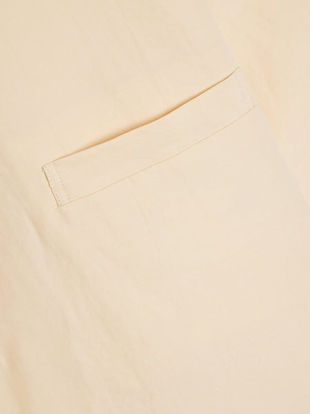 High Density Finx Linen Weather Shirt, Ecru