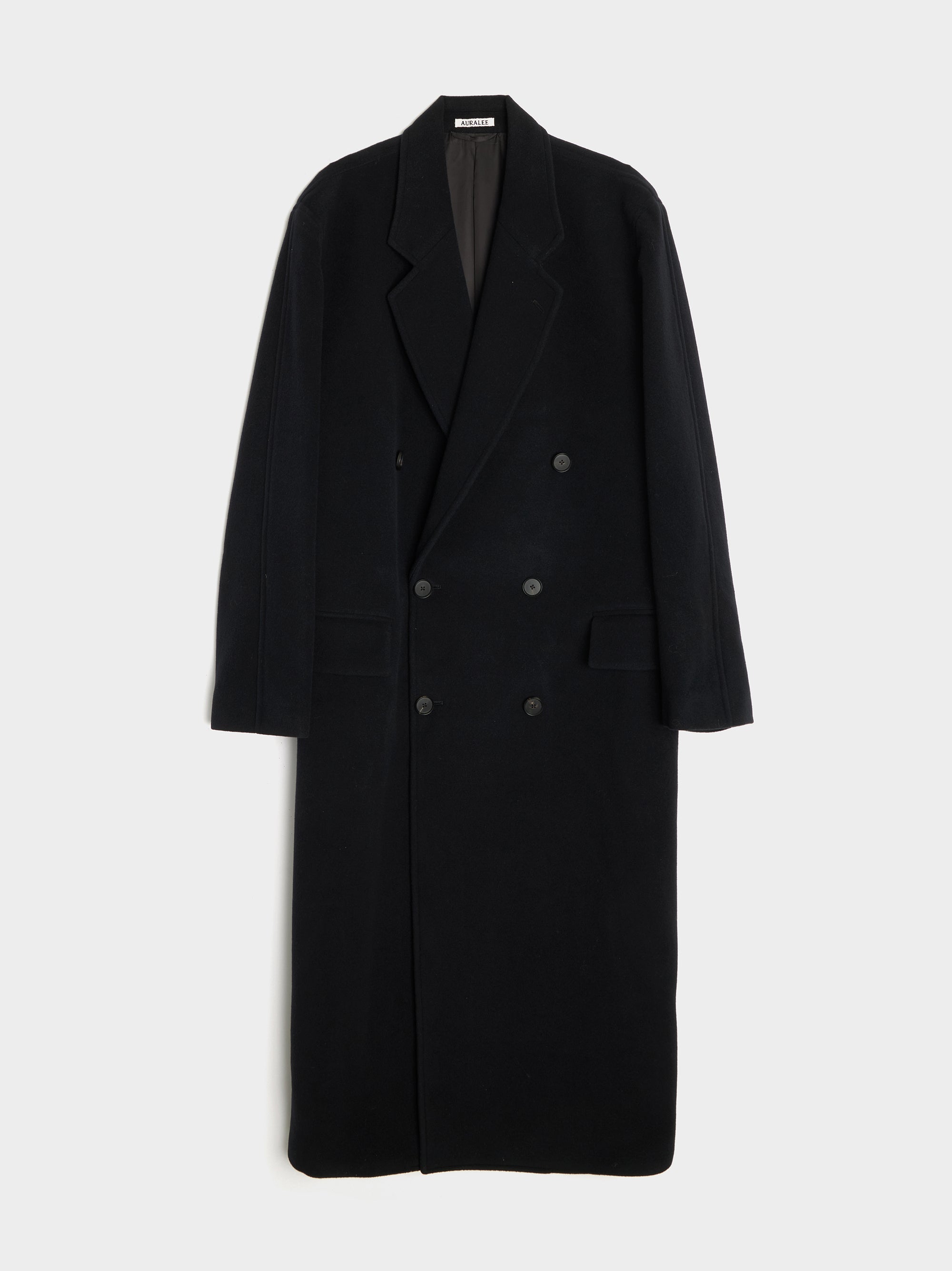 ジャケット・アウター 24AW AURALEE MOSSER CHESTERFIELD COAT Wool Mosser Chesterfield Coat in Black