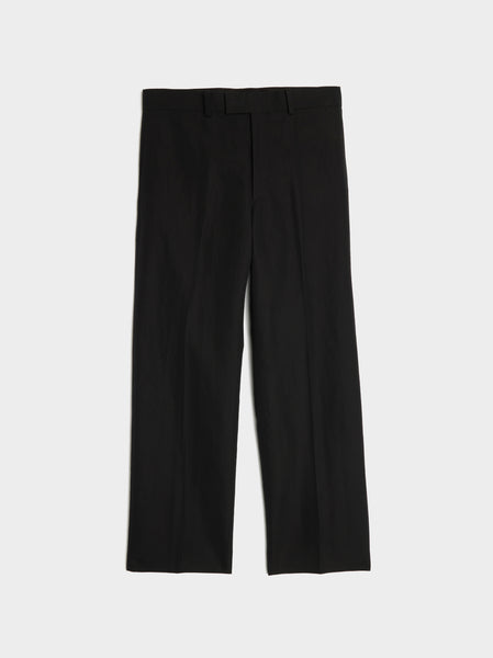 Hard Twist Finx Linen Chino Slacks, Black