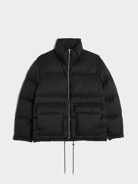 Super Light Nylon Ripstop Down Blouson, Black