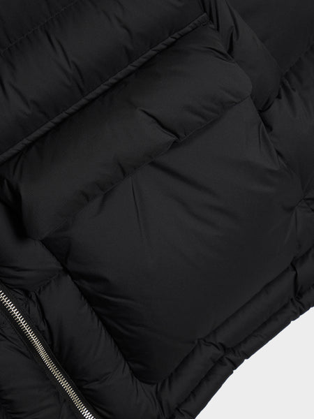 Super Light Nylon Ripstop Down Blouson, Black