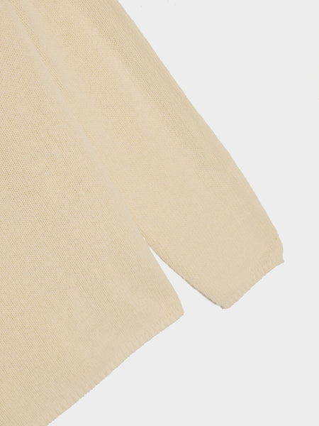 Summer Cashmere Knit P/O, Ivory White