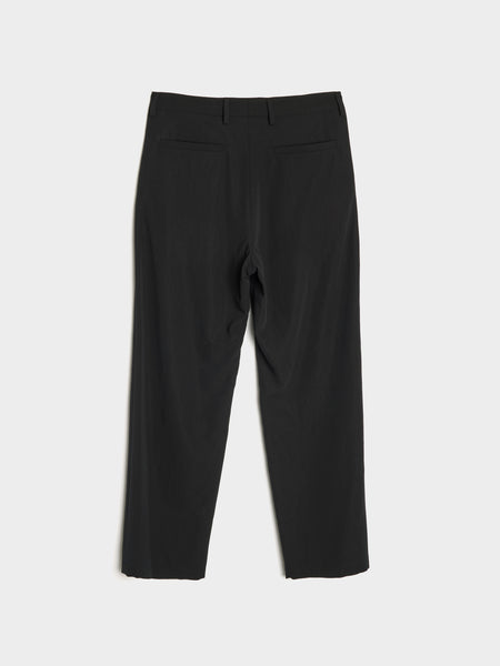 Light Cotton Wool Viyella Slacks, Black