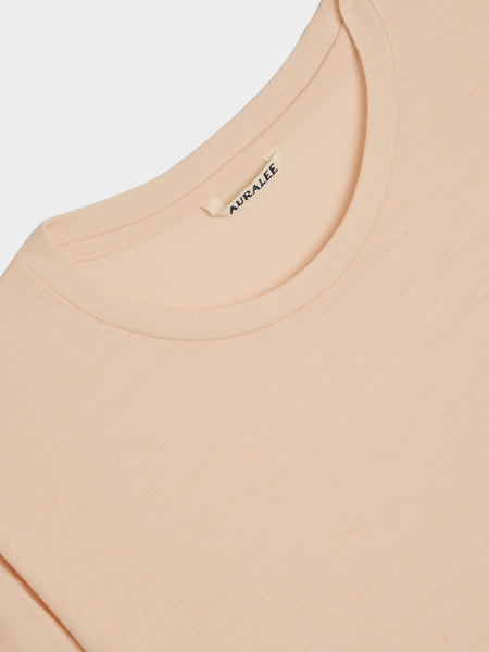 Super Soft Wool Jersey Tee, Light Pink