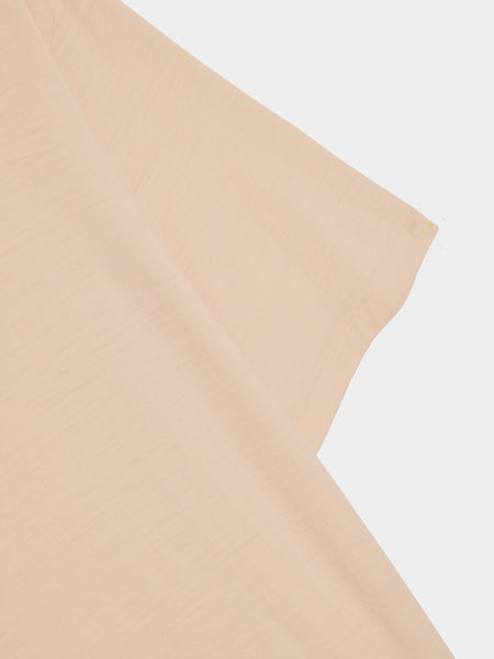 Super Soft Wool Jersey Tee, Light Pink