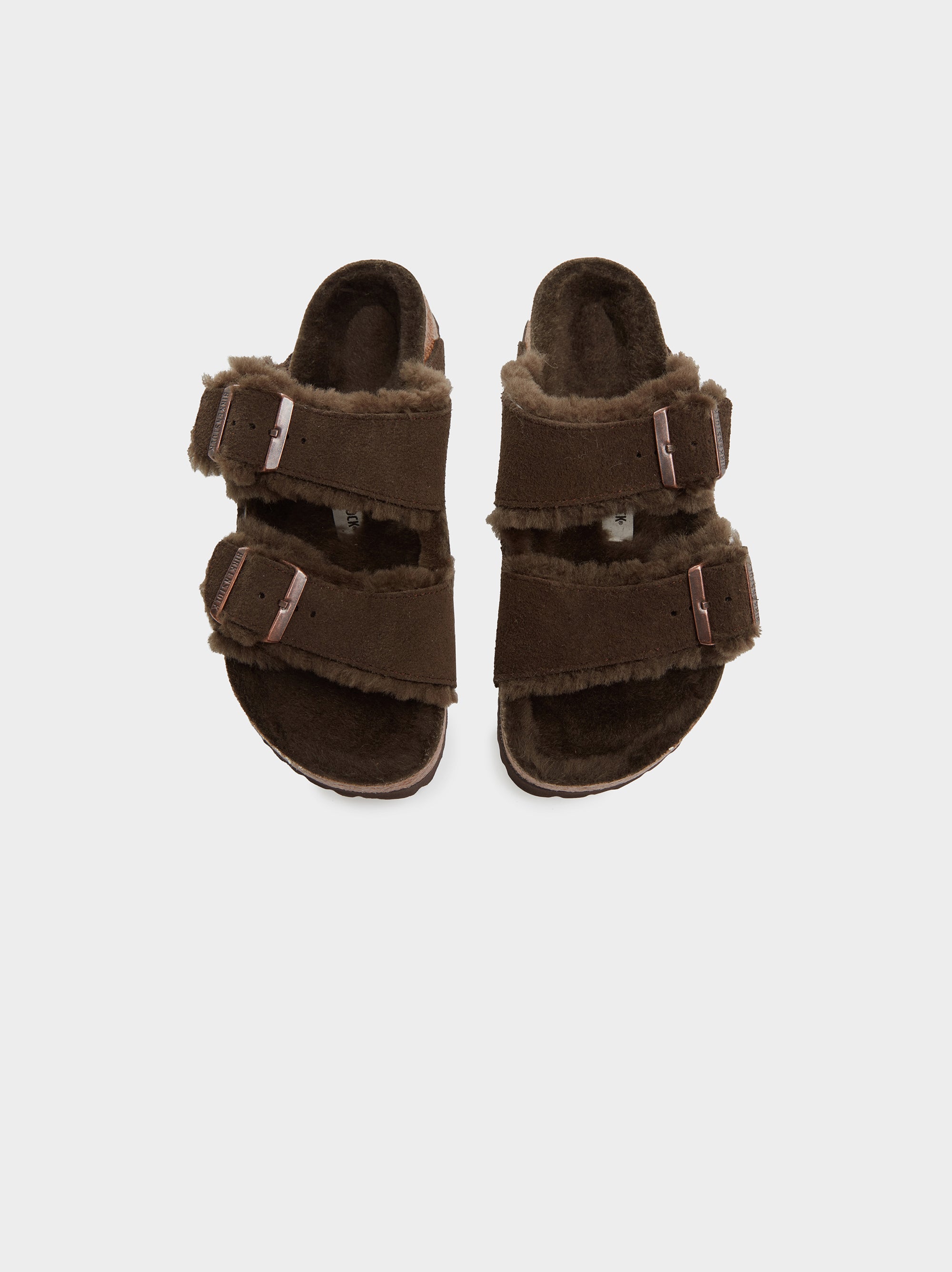 Arizona Shearling Suede Leather Mocha