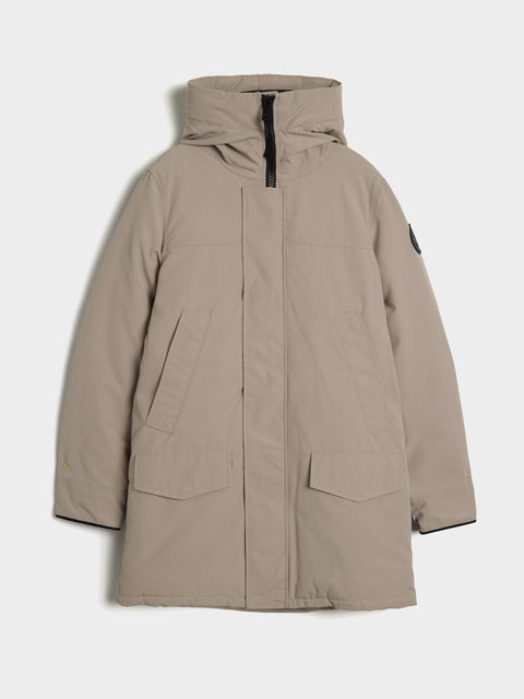 M Langford Parka - CR Black Disc, Limestone