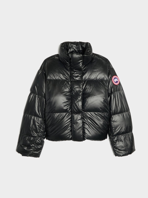 W Cypress Cropped Puffer, Black