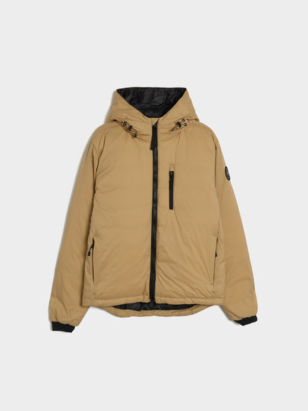 M Lodge Hoody-R Black Dis, Desert Sand