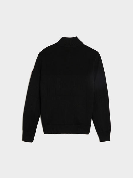 M Hybridge Knit Jacket, Black