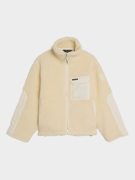 W Soren Full Zip Fleece - TD, Bone