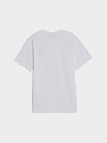 Black Metalstone Heart T-Shirt, White