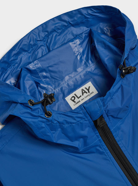 CDG PLAY x K-Way Half Zip Jacket, Blue