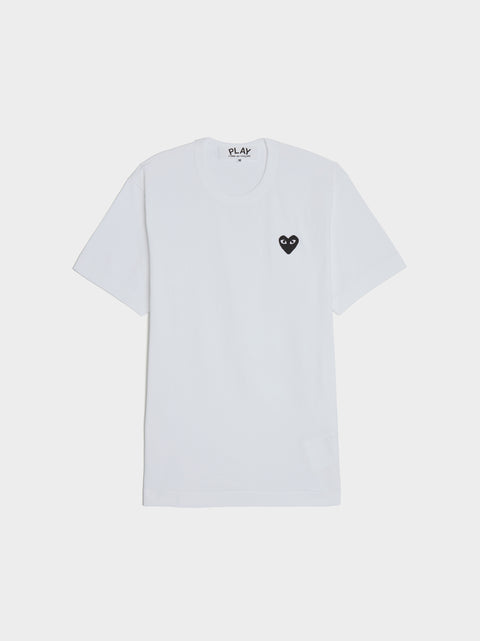 Black Heart T-Shirt, White