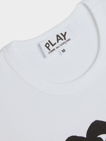 Play Logo Print T-Shirt, White