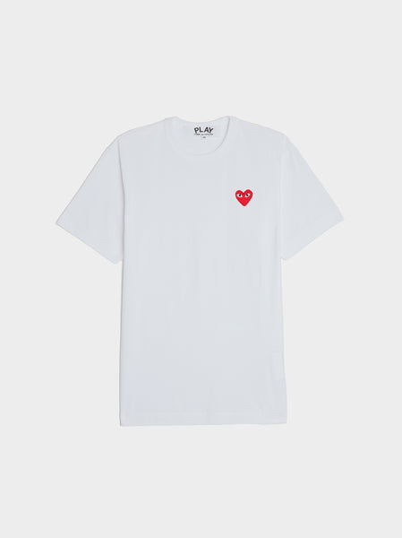 Red Heart Emblem T-Shirt, White