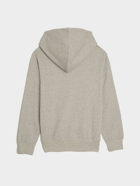 Red Heart Emblem Hoodie II, Grey