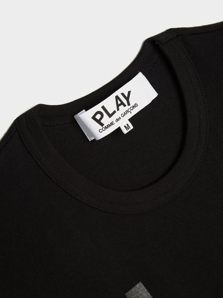 Play Logo Print T-Shirt, Black