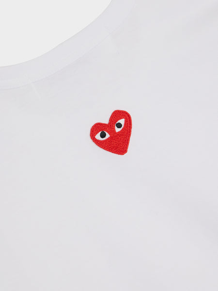 Red Heart Back Emblem T-Shirt, White