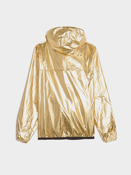 Play K-Way Gold Emblem Jacket, Gold