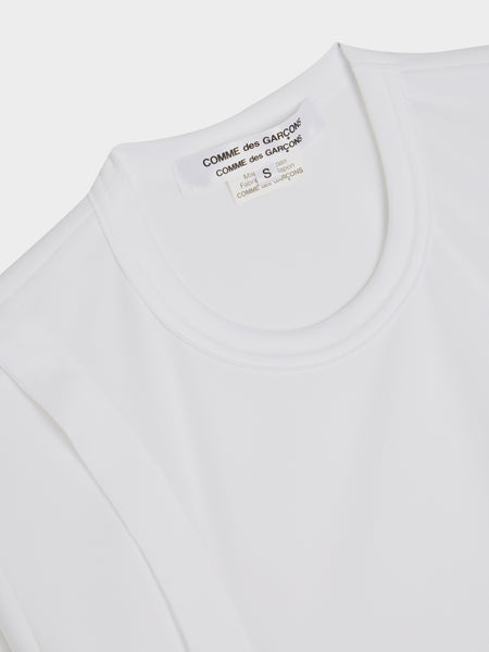 Polyester Smooth T-Shirt, White