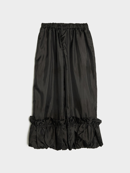 Polyester Taffeta Garment Washed Pant, Black