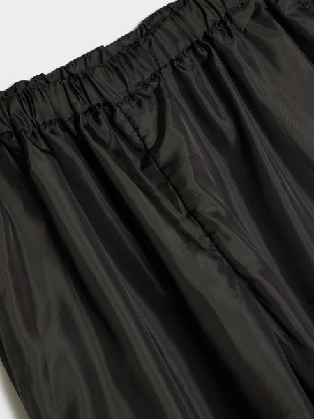 Polyester Taffeta Garment Washed Pant, Black