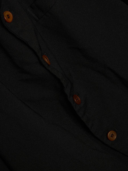 W Polyester Gabardin Medium Garment Dyed Jacket, Black