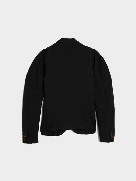 W Polyester Gabardin Medium Garment Dyed Jacket, Black