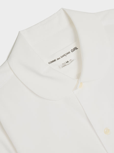 Cotton Broad Pocket Shirt, White