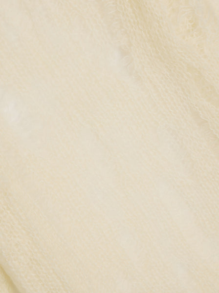 Mohair Knit Jersey, Off White