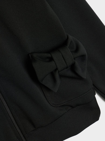 Polyester Zip Jersey, Black